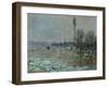 Le Debacle, the Ice-Flows, 1880-Claude Monet-Framed Giclee Print