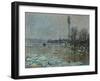 Le Debacle, the Ice-Flows, 1880-Claude Monet-Framed Giclee Print