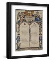 Le décalogue républicain-null-Framed Giclee Print