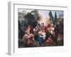 Le Decameron (The Decameron). Composition Inspire Par Le Recueil De Nouvelles De Giovanni Boccaccio-Franz Xaver Winterhalter-Framed Giclee Print