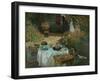 Le Déjeuner, 1873-Claude Monet-Framed Giclee Print