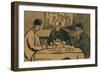 Le Déjeuner, 1925-Louis-Mathieu Verdilhan-Framed Giclee Print