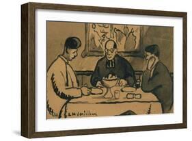 Le Déjeuner, 1925-Louis-Mathieu Verdilhan-Framed Giclee Print