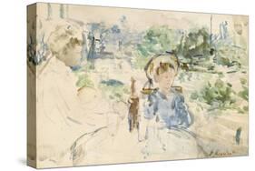 Le déjeuner à la campagne, 1879-Berthe Morisot-Stretched Canvas
