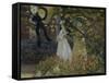 Le Dejeuner, c.1873-Claude Monet-Framed Stretched Canvas