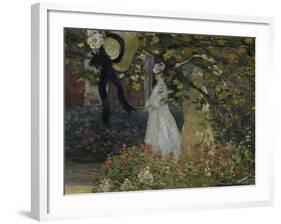 Le Dejeuner, c.1873-Claude Monet-Framed Giclee Print