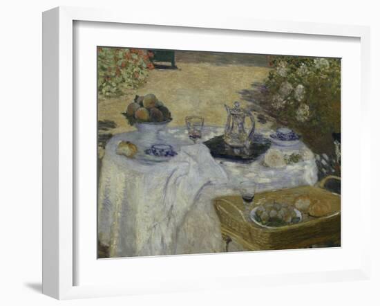 Le Dejeuner, c.1873-Claude Monet-Framed Giclee Print