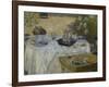 Le Dejeuner, c.1873-Claude Monet-Framed Giclee Print