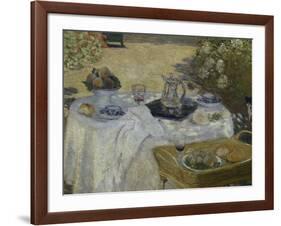 Le Dejeuner, c.1873-Claude Monet-Framed Giclee Print