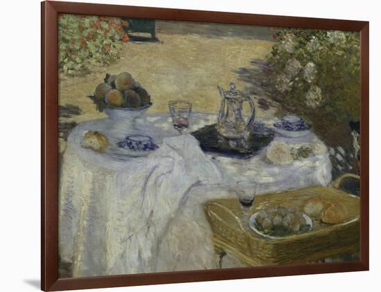 Le Dejeuner, c.1873-Claude Monet-Framed Giclee Print