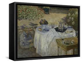 Le Dejeuner, c.1873-Claude Monet-Framed Stretched Canvas