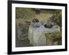 Le Dejeuner, c.1873-Claude Monet-Framed Premium Giclee Print