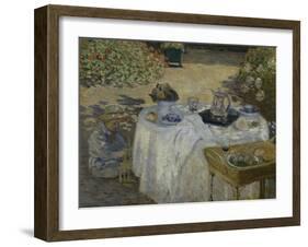 Le Dejeuner, c.1873-Claude Monet-Framed Giclee Print