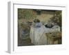 Le Dejeuner, c.1873-Claude Monet-Framed Giclee Print