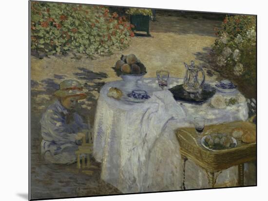 Le Dejeuner, c.1873-Claude Monet-Mounted Giclee Print