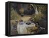 Le Dejeuner, c.1873-Claude Monet-Framed Stretched Canvas