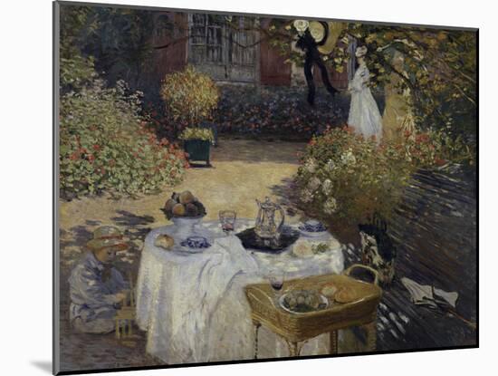 Le Dejeuner, c.1873-Claude Monet-Mounted Giclee Print