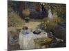 Le Dejeuner, c.1873-Claude Monet-Mounted Giclee Print