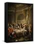 Le Déjeuner D'Huîtres (Oyster Dinner) 1735-Jean Francois de Troy-Framed Stretched Canvas