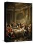 Le Déjeuner D'Huîtres (Oyster Dinner) 1735-Jean Francois de Troy-Stretched Canvas