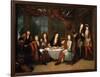 Le Déjeuner De Jambon, Ou Les Musiciens À La Table De Michel Richard Delalande-Robert Tournieres-Framed Giclee Print