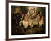 Le Déjeuner De Jambon (The Ham Dinner) (Detail)-Nicolas Lancret-Framed Giclee Print