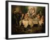 Le Déjeuner De Jambon (The Ham Dinner) (Detail)-Nicolas Lancret-Framed Giclee Print