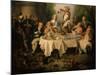 Le Déjeuner De Jambon (The Ham Dinner) (Detail)-Nicolas Lancret-Mounted Giclee Print