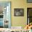 Le déjeuner ; panneau décoratif, jardin de Monet à Argenteuil, à gauche son fils Jean.-Claude Monet-Framed Stretched Canvas displayed on a wall
