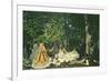 Le Dejeuner Sur L'Herbe, 1866-Claude Monet-Framed Premium Giclee Print