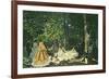 Le Dejeuner Sur L'Herbe, 1866-Claude Monet-Framed Premium Giclee Print