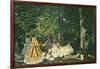 Le Dejeuner Sur L'Herbe, 1866-Claude Monet-Framed Giclee Print