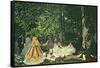 Le Dejeuner Sur L'Herbe, 1866-Claude Monet-Framed Stretched Canvas