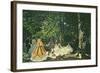 Le Dejeuner Sur L'Herbe, 1866-Claude Monet-Framed Giclee Print