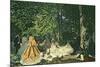 Le Dejeuner Sur L'Herbe, 1866-Claude Monet-Mounted Giclee Print