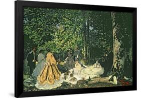 Le Dejeuner Sur L'Herbe, 1866-Claude Monet-Framed Giclee Print