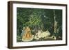 Le Dejeuner Sur L'Herbe, 1866-Claude Monet-Framed Giclee Print