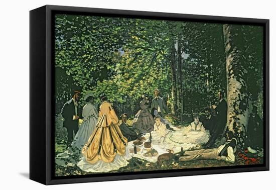 Le Dejeuner Sur L'Herbe, 1866-Claude Monet-Framed Stretched Canvas