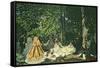 Le Dejeuner Sur L'Herbe, 1866-Claude Monet-Framed Stretched Canvas