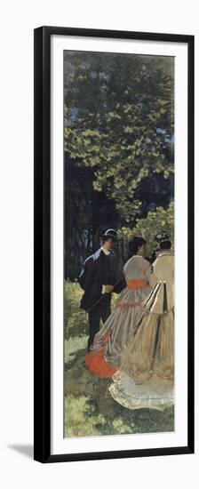 Le déjeuner sur l'herbe, fragment-Claude Monet-Framed Premium Giclee Print