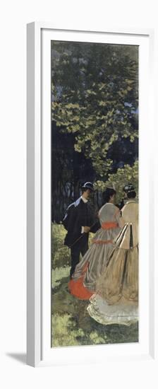 Le déjeuner sur l'herbe, fragment-Claude Monet-Framed Premium Giclee Print