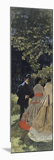 Le déjeuner sur l'herbe, fragment-Claude Monet-Mounted Premium Giclee Print