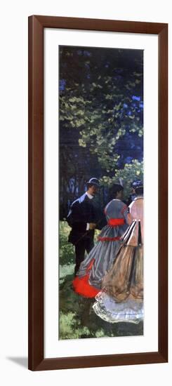 Le Dejeuner Sur L'Herbe, Left Panel, 1865-Claude Monet-Framed Giclee Print