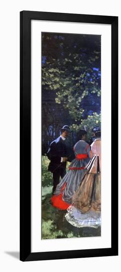 Le Dejeuner Sur L'Herbe, Left Panel, 1865-Claude Monet-Framed Giclee Print