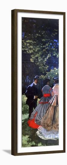 Le Dejeuner Sur L'Herbe, Left Panel, 1865-Claude Monet-Framed Premium Giclee Print