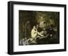 Le Dejeuner Sur L'Herbe-Edouard Manet-Framed Premium Giclee Print