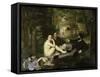 Le Dejeuner Sur L'Herbe-Edouard Manet-Framed Stretched Canvas