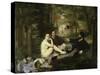 Le Dejeuner Sur L'Herbe-Edouard Manet-Stretched Canvas