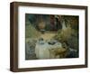 Le Dejeuner (The Luncheon)-Claude Monet-Framed Premium Giclee Print