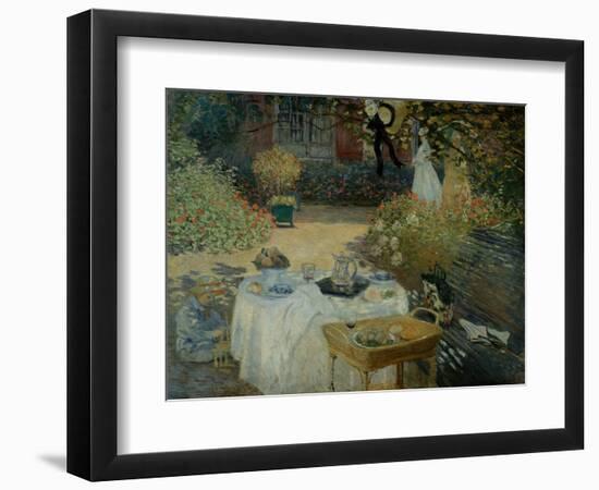 Le Dejeuner (The Luncheon)-Claude Monet-Framed Premium Giclee Print